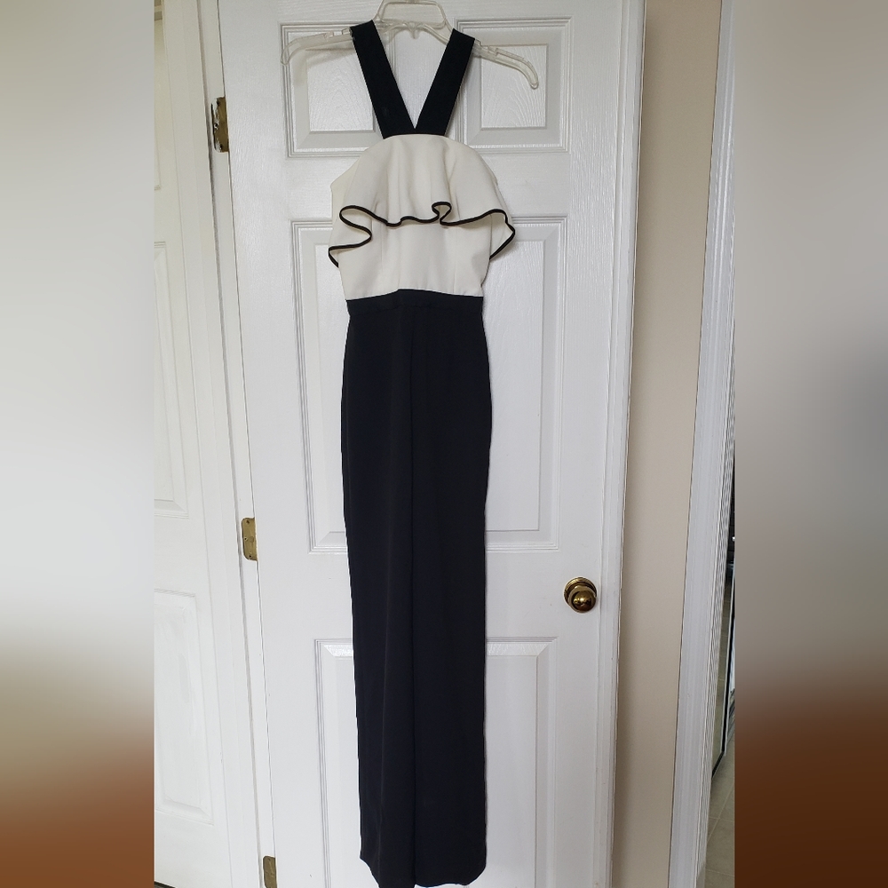 NWT Ted Baker Frill Front Bow Jumpsuit - Picture 7 of 16